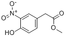 3-硝基-4-羟基苯乙酸甲酯结构式
