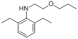 Structure of 2,6-Diethyl-N-(2-propoxyethyl)aniline