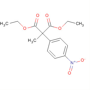 Structure of Propanedioic acid, methyl(4-nitrophenyl)-, diethyl ester