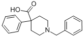 Structure of 1-benzyl-4-phenylpiperidine-4-carboxylic acid