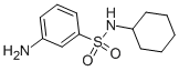 Structure of 3-AMINO-N-CYCLOHEXYLBENZENESULFONAMIDE