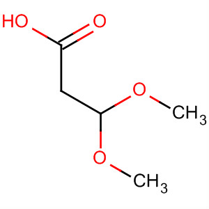 Structure of Propanoic acid, 3,3-dimethoxy-