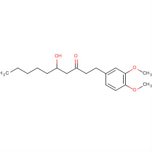 Structure of 3-Decanone, 1-(3,4-dimethoxyphenyl)-5-hydroxy-
