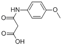 Structure of 3-[(4-METHOXYPHENYL)AMINO]-3-OXOPROPANOIC ACID