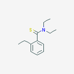 Structure of BENZENECARBOTHIOAMIDE, N,N,2-TRIETHYL-
