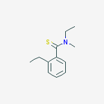 Structure of BENZENECARBOTHIOAMIDE, N,2-DIETHYL-N-METHYL-