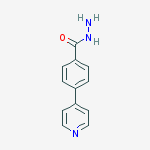 Structure of BENZOIC ACID 4-(PYRIDIN-4-YL)-,HYDRAZIDE