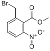 Structure of METHYL 2-BROMOMETHYL-6-NITRO-BENZOATE