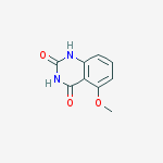 2,4(1H,3H)-Quinazolinedione, 5-methoxy-结构式