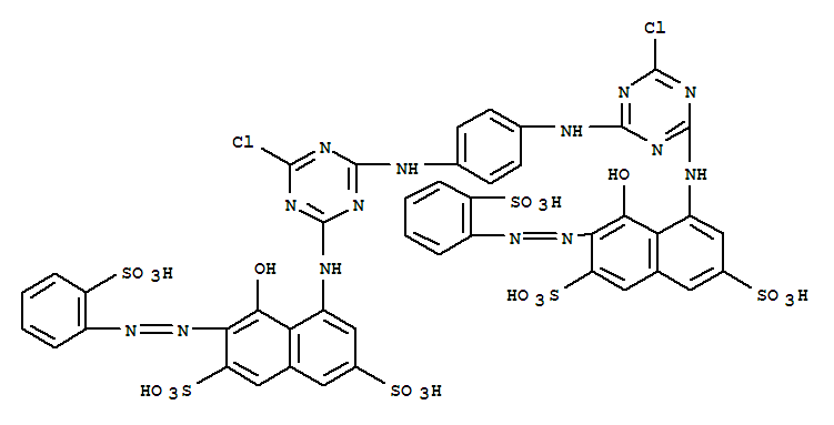 活性艳红KE-3B结构式