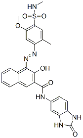 Structure of Pigment Red 185