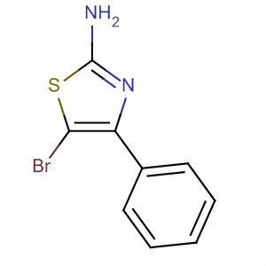2-thiazolamine, 5-bromo-4-phenyl-结构式