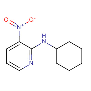 2-Pyridinamine, N-cyclohexyl-3-nitro-结构式