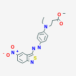 Structure of Disperse Blue 148