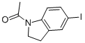 Structure of 1-(5-IODOINDOLIN-1-YL)ETHANONE