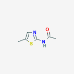 Structure of N-(5-methyl-1,3-thiazol-2-yl)acetamide