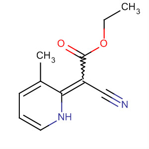 Acetic acid, cyano(3-methyl-2(1H)-pyridinylidene)-, ethyl ester结构式