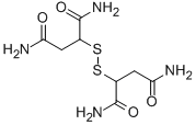 Structure of 2,2-DISULFANEDIYL-BIS-SUCCINAMIDE