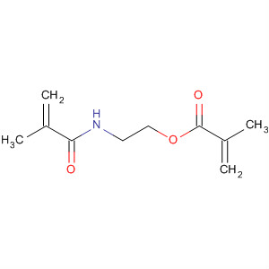 Structure of 2-Propenoic acid, 2-methyl-, 2-[(2-methyl-1-oxo-2-propenyl)amino]ethylester