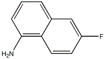 Structure of 1-NAPHTHALENAMINE,6-FLUORO-