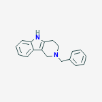 Structure of 1H-Pyrido[4,3-b]indole, 2,3,4,5-tetrahydro-2-(phenylmethyl)-