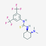 Structure of 1-[3,5-Bis(trifluoromethyl)phenyl]-3-[(1R,2R)-(-)-2-(dimethylamino)cyclohexyl]thiourea(R,R-TUC)