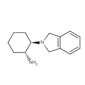 Structure of Cyclohexanamine, 2-(1,3-dihydro-2H-isoindol-2-yl)-, (1R,2R)-