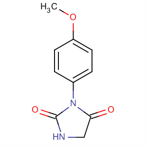 Structure of 2,4-Imidazolidinedione, 3-(4-methoxyphenyl)-
