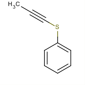 Benzene, (1-propynylthio)-结构式