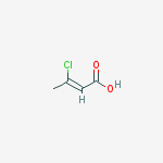 (2Z)-3-chlorobut-2-enoic acid结构式