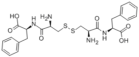 Structure of (H-CYS-PHE-OH)2