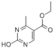 4-甲基-2-羟基嘧啶-5-羧酸乙酯结构式