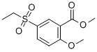 Structure of Methyl 2-methoxy-5-(ethylsulfonyl)benzoate
