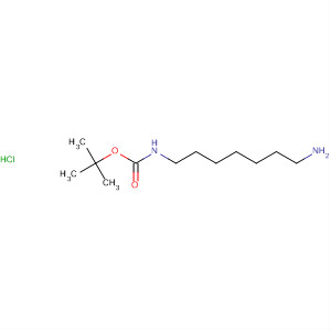 Structure of Carbamic acid, (7-aminoheptyl)-, 1,1-dimethylethyl ester,monohydrochloride