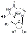 Structure of 7-DEAZAGUANOSINE