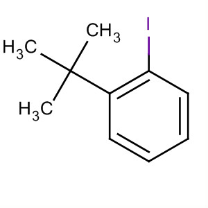 Structure of Benzene, 1-(1,1-dimethylethyl)-2-iodo-