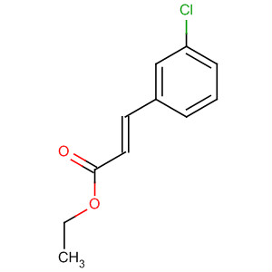 2-Propenoic acid, 3-(3-chlorophenyl)-, ethyl ester, (E)-结构式