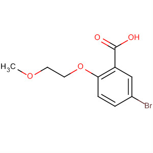 Benzoic acid, 5-bromo-2-(2-methoxyethoxy)-结构式