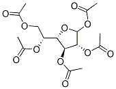 D-Galactofuranose 1,2,3,5,6-Pentaacetate结构式