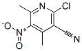 2-氯-4,6-二甲基-5-硝基氰吡啶结构式