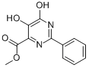 Structure of 5,6-DIHYDROXY-2-PHENYL-PYRIMIDINE-4-CARBOXYLIC ACID METHYL ESTER