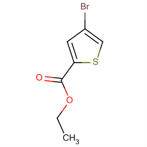 Structure of 2-Thiophenecarboxylic acid, 4-bromo-, ethyl ester