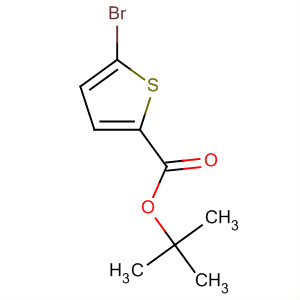 Structure of 2-Thiophenecarboxylic acid, 5-bromo-, 1,1-dimethylethyl ester