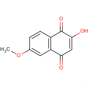 2-HYDROXY-6-METHOXY-[1,4]NAPHTHOQUINONE结构式