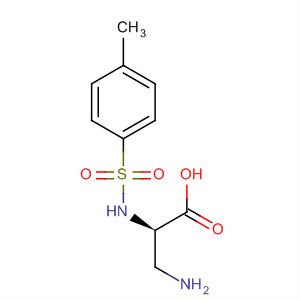 Structure of D-Alanine, 3-amino-N-[(4-methylphenyl)sulfonyl]-