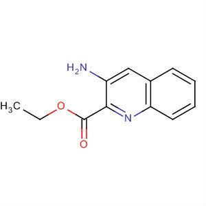 2-Quinolinecarboxylic acid, 3-amino-, ethyl ester结构式