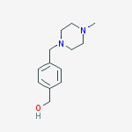 Structure of [4-[(4-METHYLPIPERAZIN-1-YL)METHYL]PHENYL]METHANOL