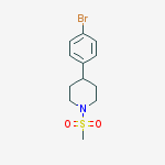 Structure of 4-(4-Bromophenyl)-1-(methylsulfonyl)piperidine