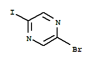 Structure of 2-Bromo-5-iodopyrazine