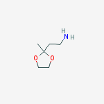 Structure of 2-(2-methyl-1,3-dioxolan-2-yl)ethanamine